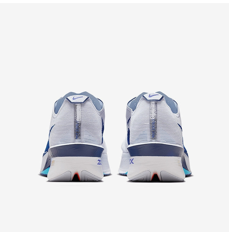 Nike Vaporfly Next% 4 Road Racing Shoes, White and Blue HF6414-001