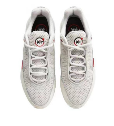 Nike Air Max 270-Style Sneakers in White and Orange