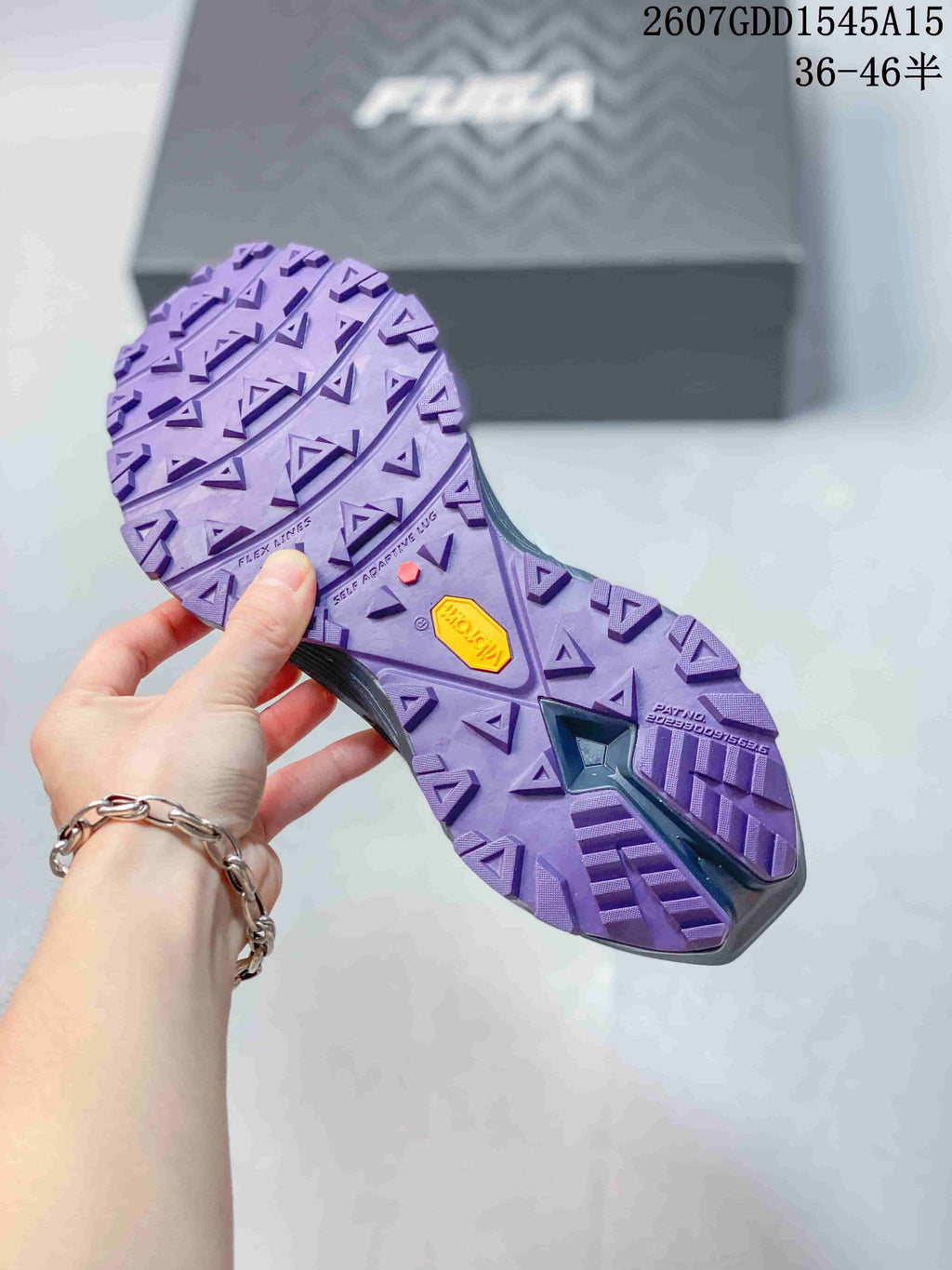 KAILAS FUGA EX3 BOA Hiking Sneakers Gray White Purple