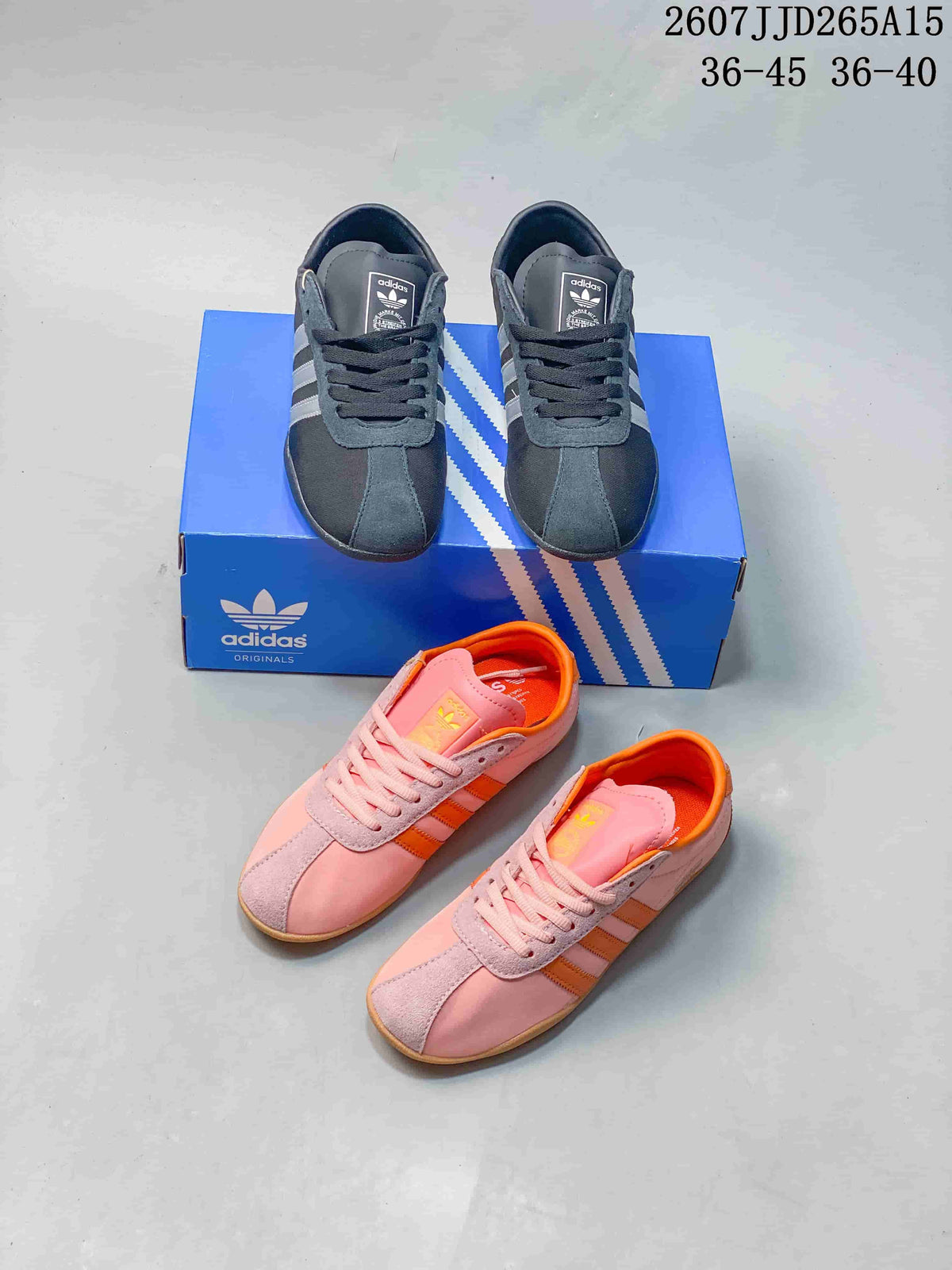 adidas Originals Tokyo Low-Top Sneakers Pink and Black 06JJD265A15