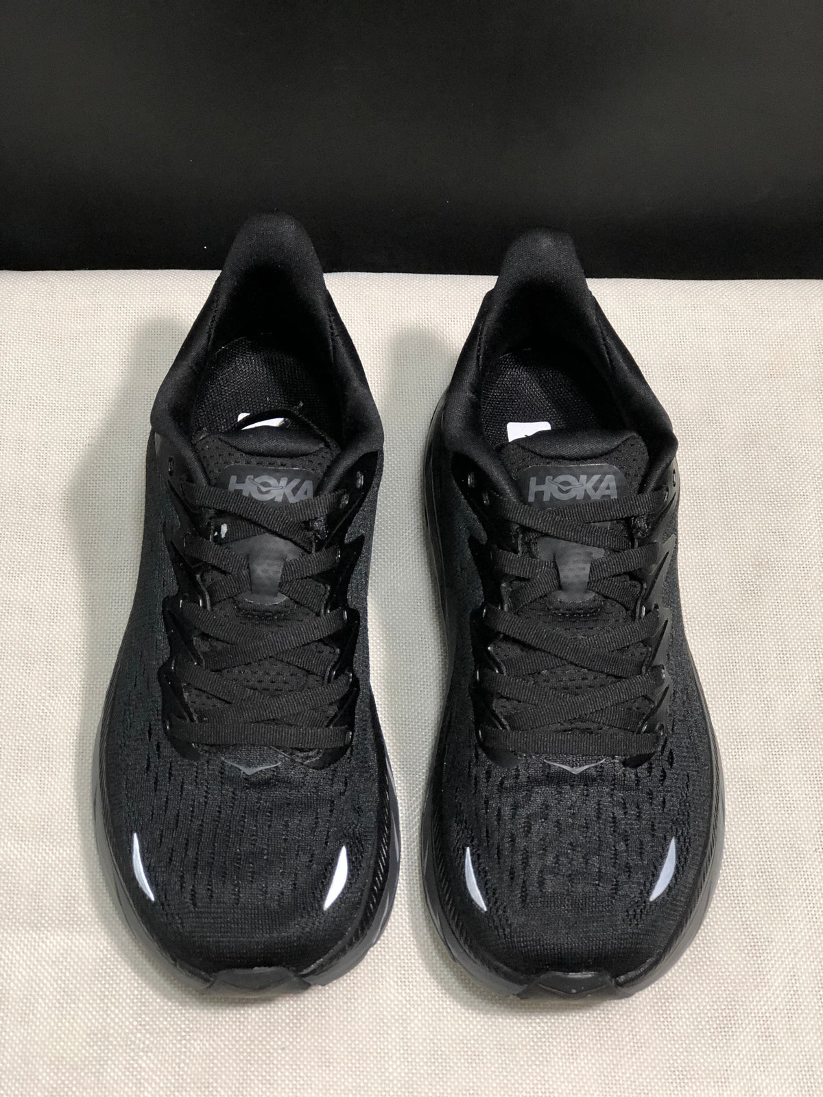 HOKA Clifton 8 Running Shoes, Black and Ink Wash