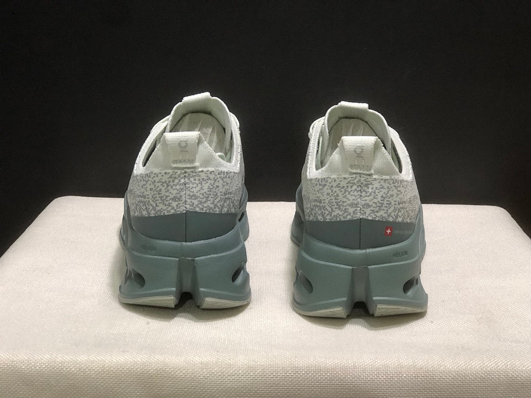 On Cloudsurfer Max Running Shoes, Grey and Moon