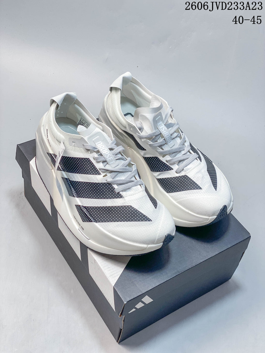 Adidas Adizero Prime X3 Running Shoes White Navy