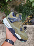 Jordan Air Jordan 4 Retro Olive Canvas Sneakers