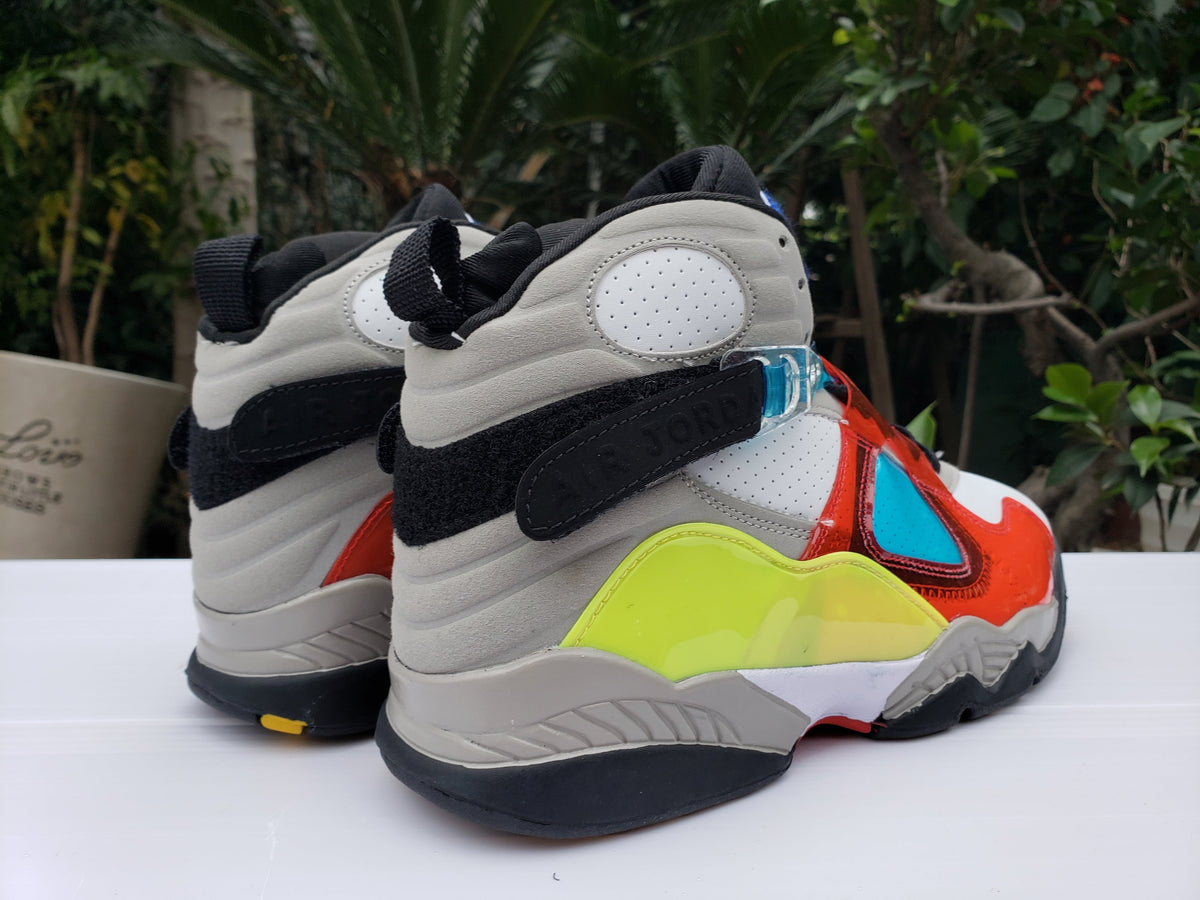 Jordan Air Jordan 8 High-Top Sneakers in Blue