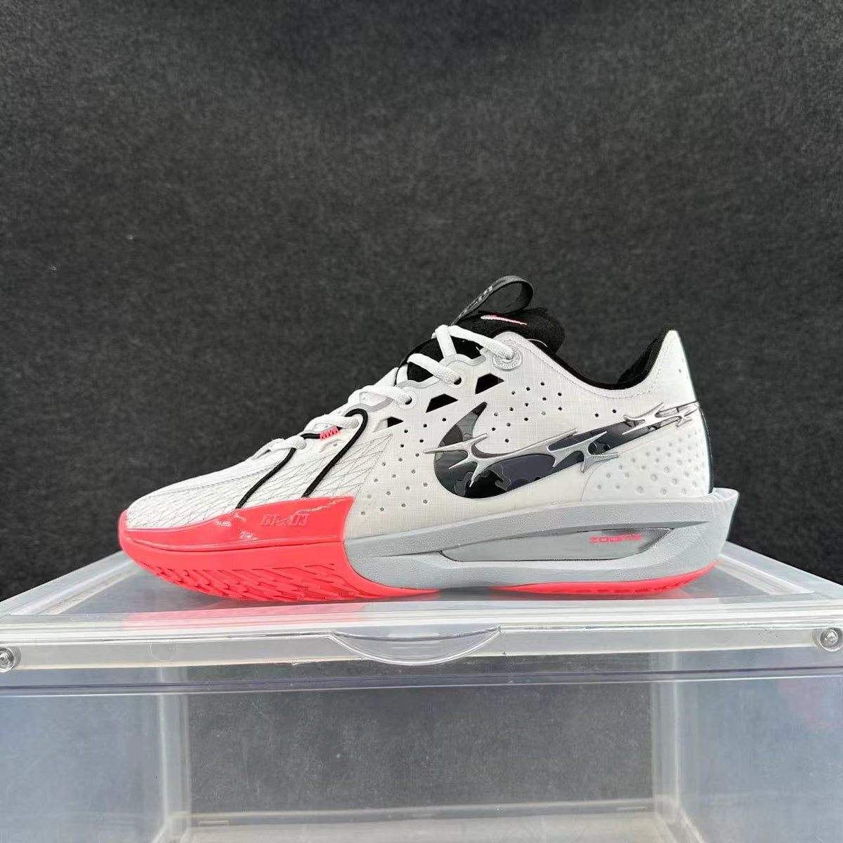 Nike GT Cut 3 Basketball Shoes White Pink Black