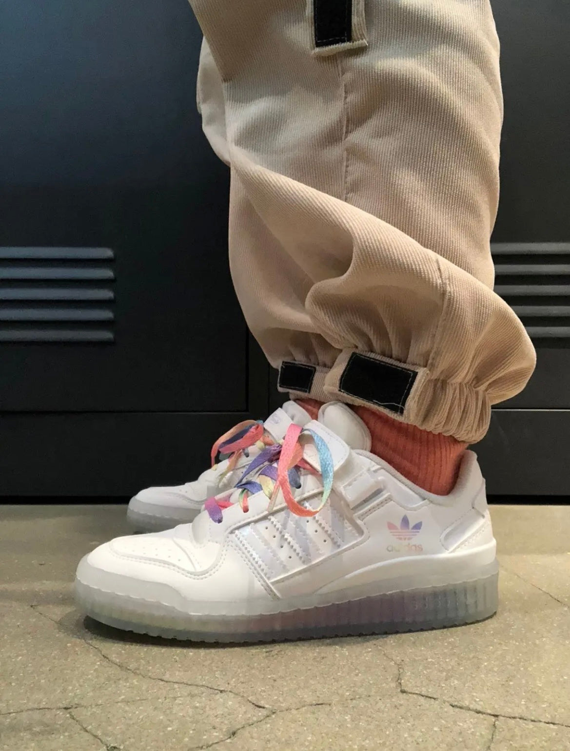 Adidas Originals Forum 84 Low White Rainbow Sneakers GX2722