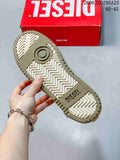Diesel S-Ukiyo High-Top Sneakers White Khaki Y03363 P5576 H1532