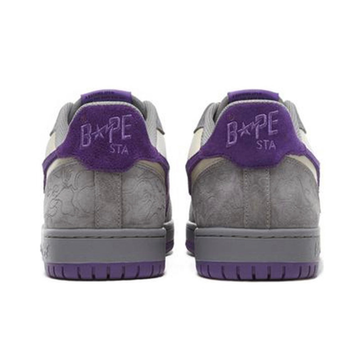 BAPE SK8 Sta Sneakers White Purple
