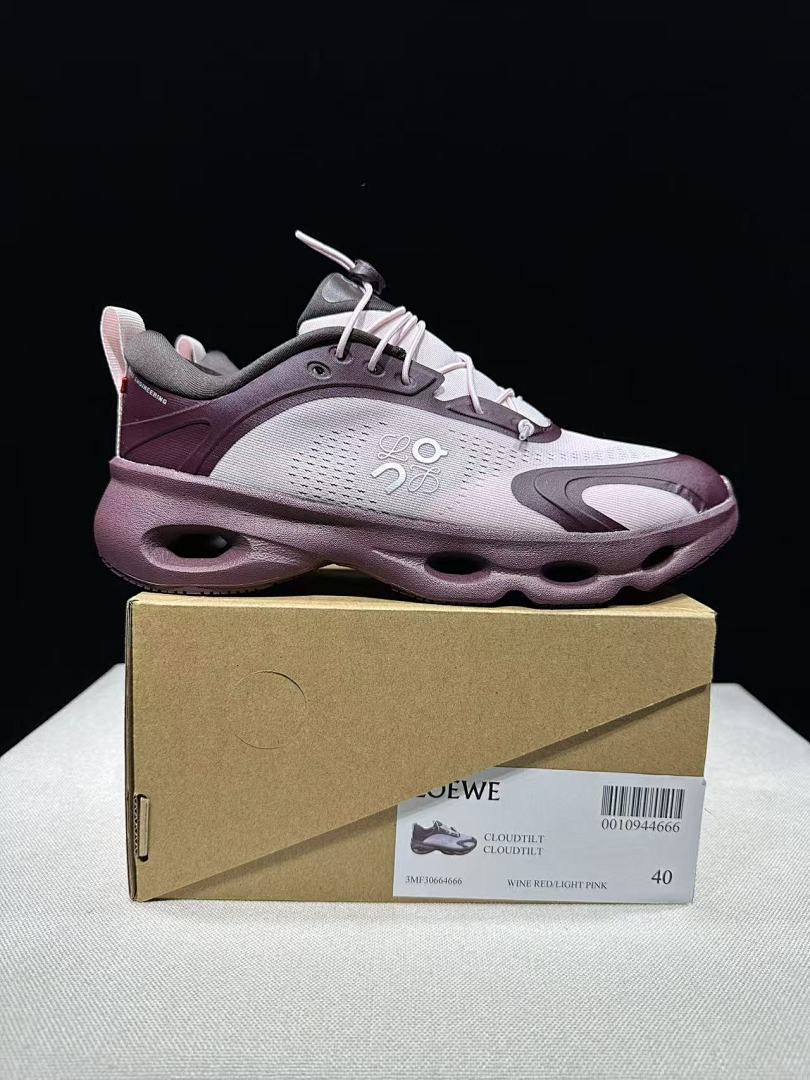 On x LOEWE Cloudventure 3.0 Sneakers in Purple
