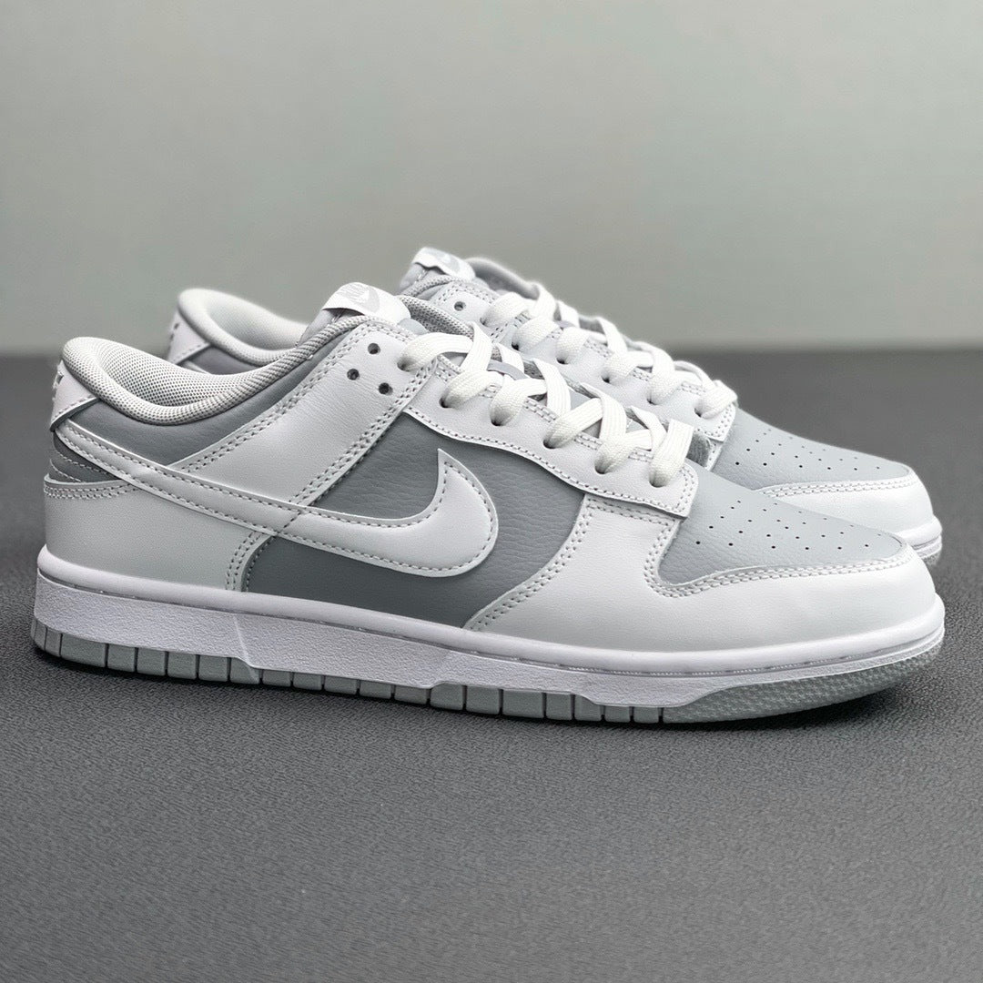 Nike Dunk Low Retro Sneakers, Wolf Grey/White, DJ6188-003