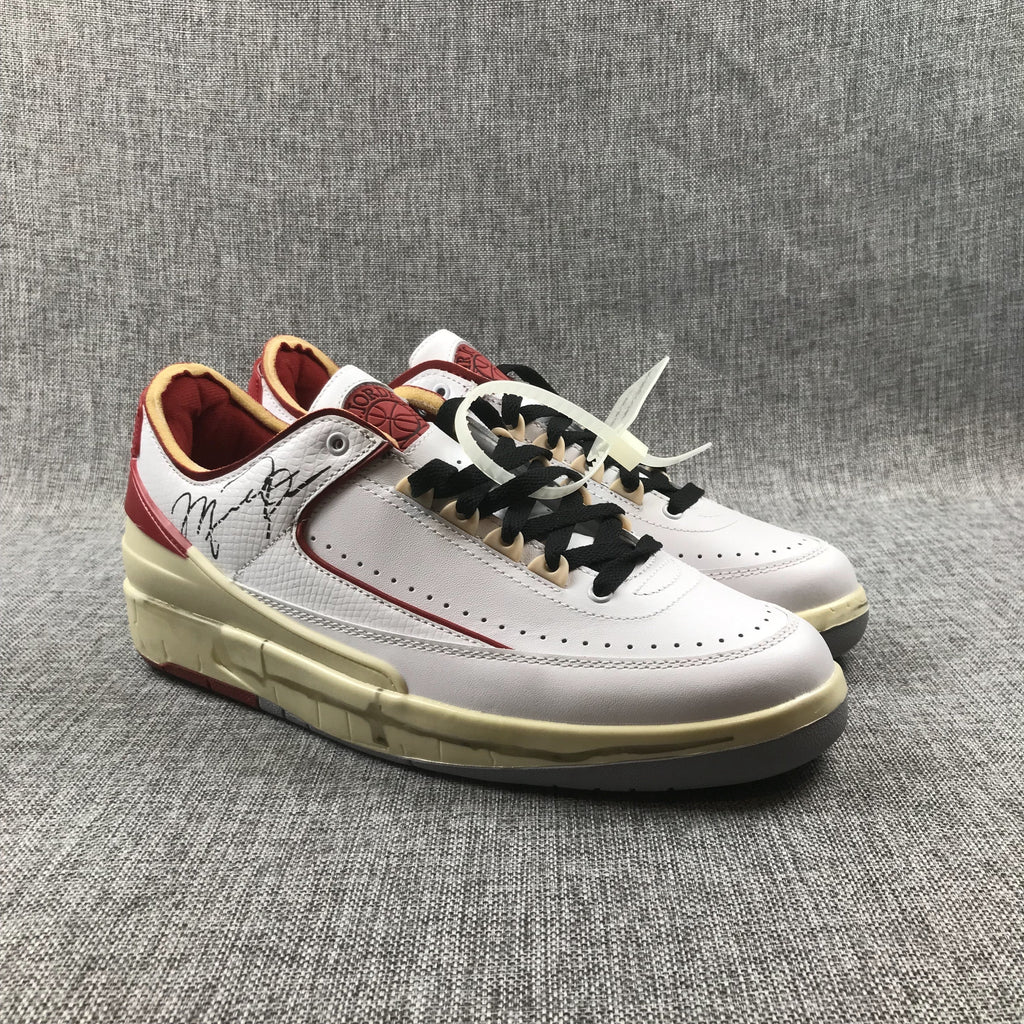 Air Jordan 2 Retro Low SP Off-White White Red DJ4375-004