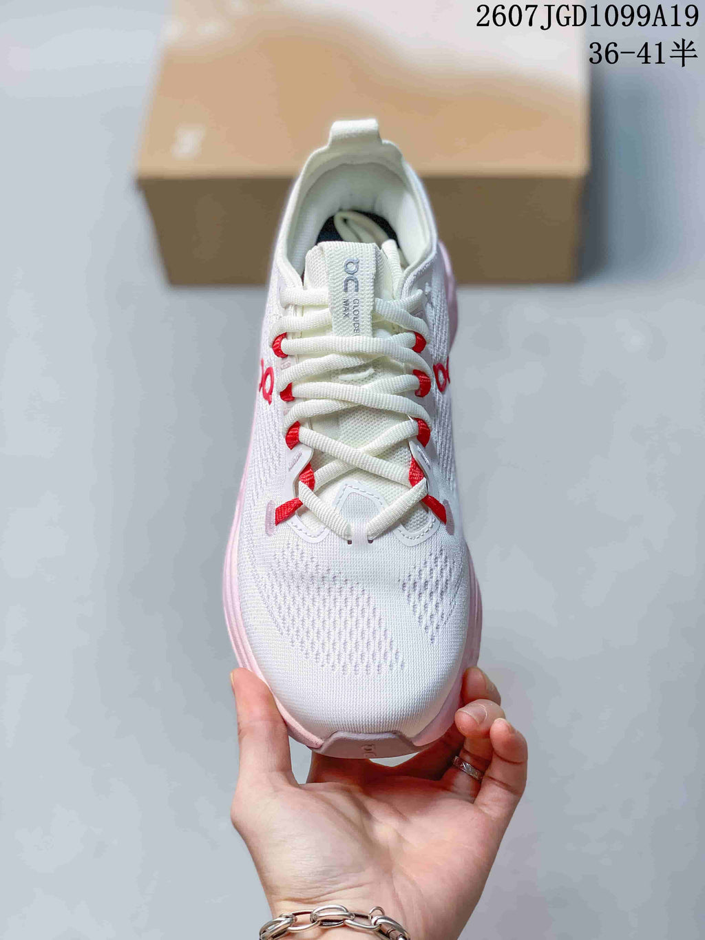 On Cloudtilt Sneakers White Pink Red 2607JGD1099A19
