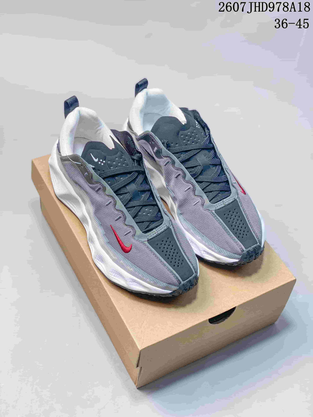 Nike Ava Rover HS Sneakers Gray White Red 2607JHD978A18