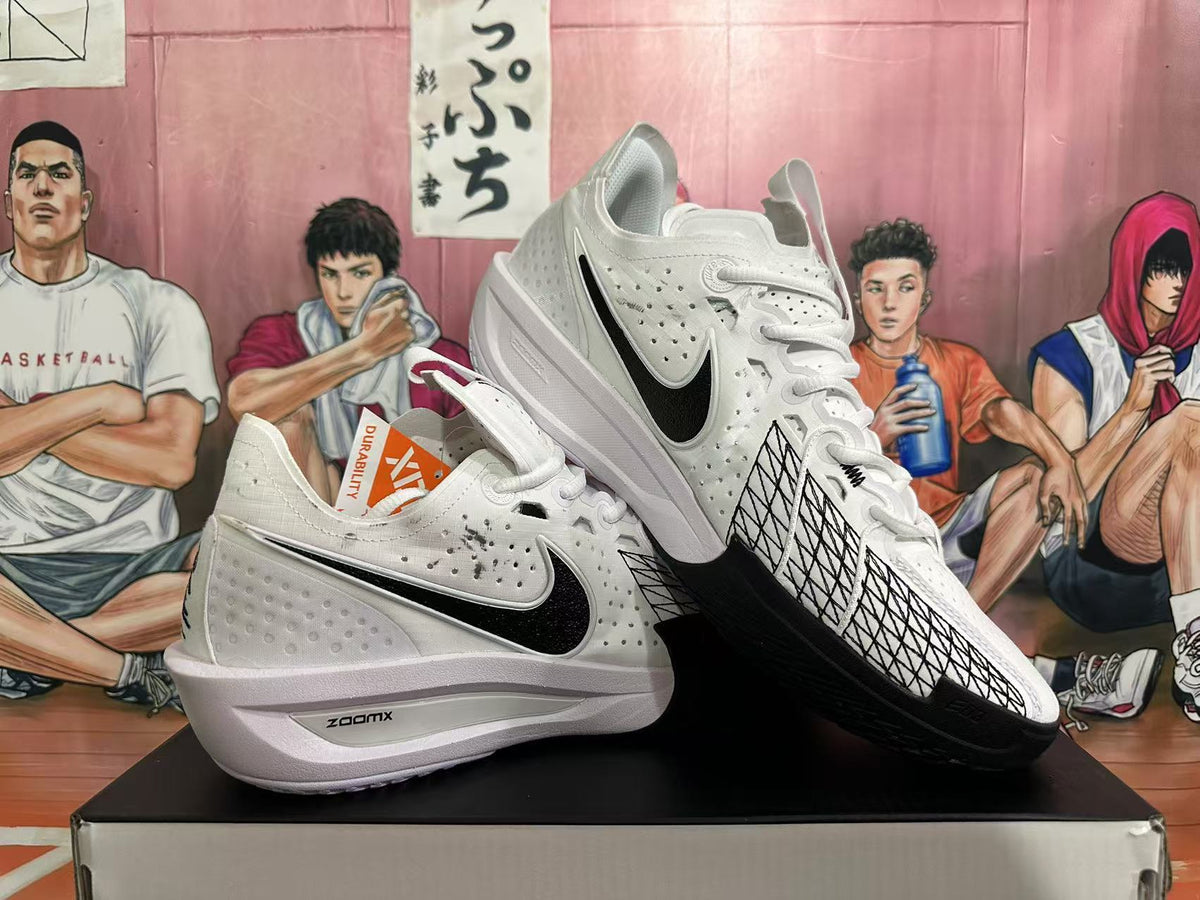 Nike ZoomX Basketball Shoes White and Black