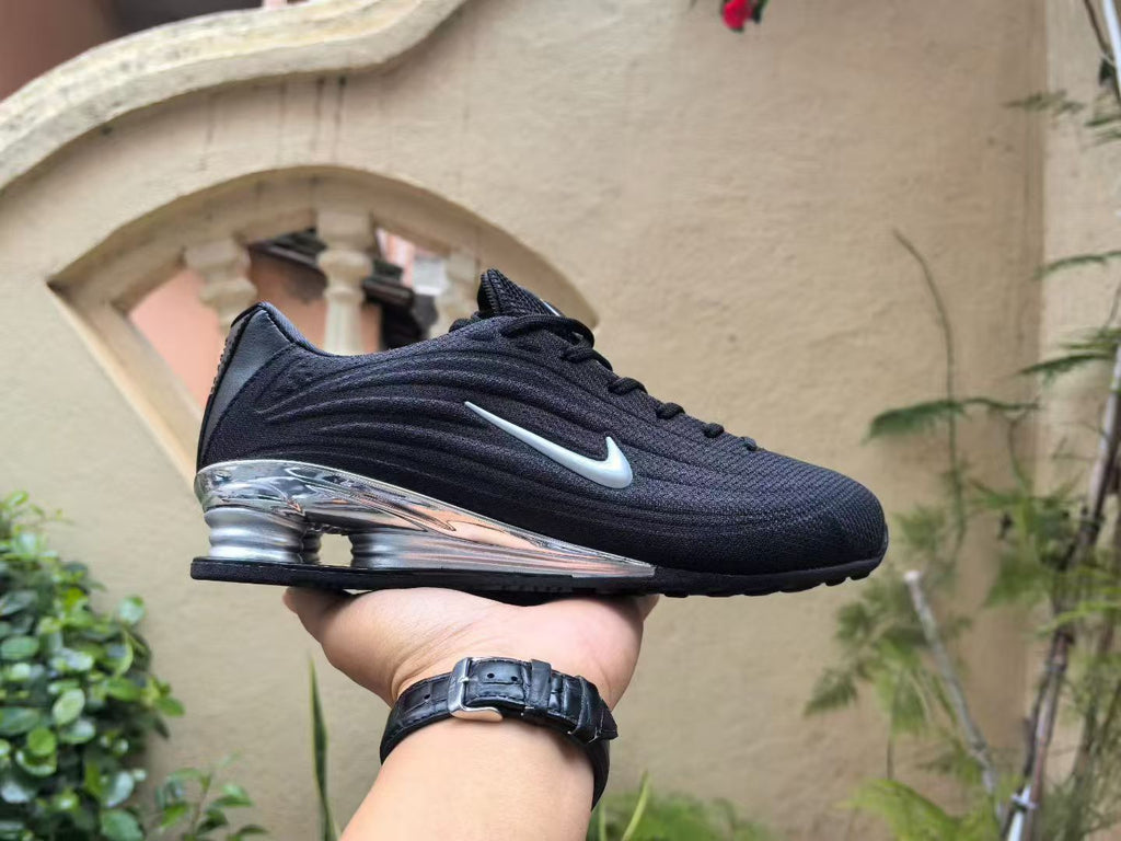 Nike Shox-Style Low-Top Sneakers with Spring Heel