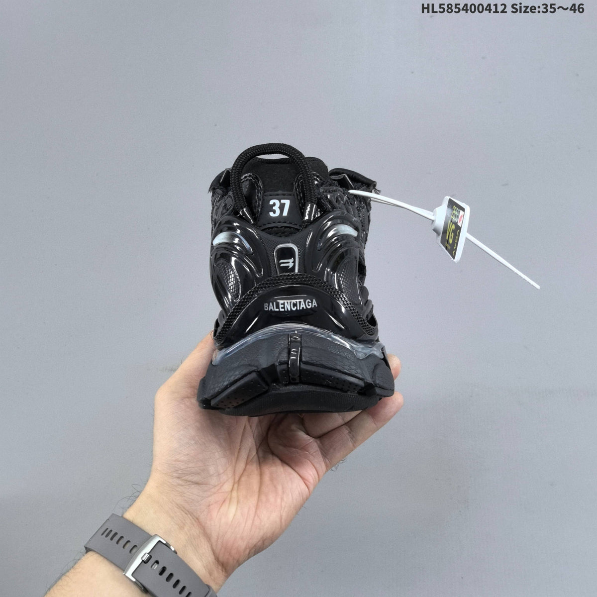 Balenciaga Runner Sneakers in Black