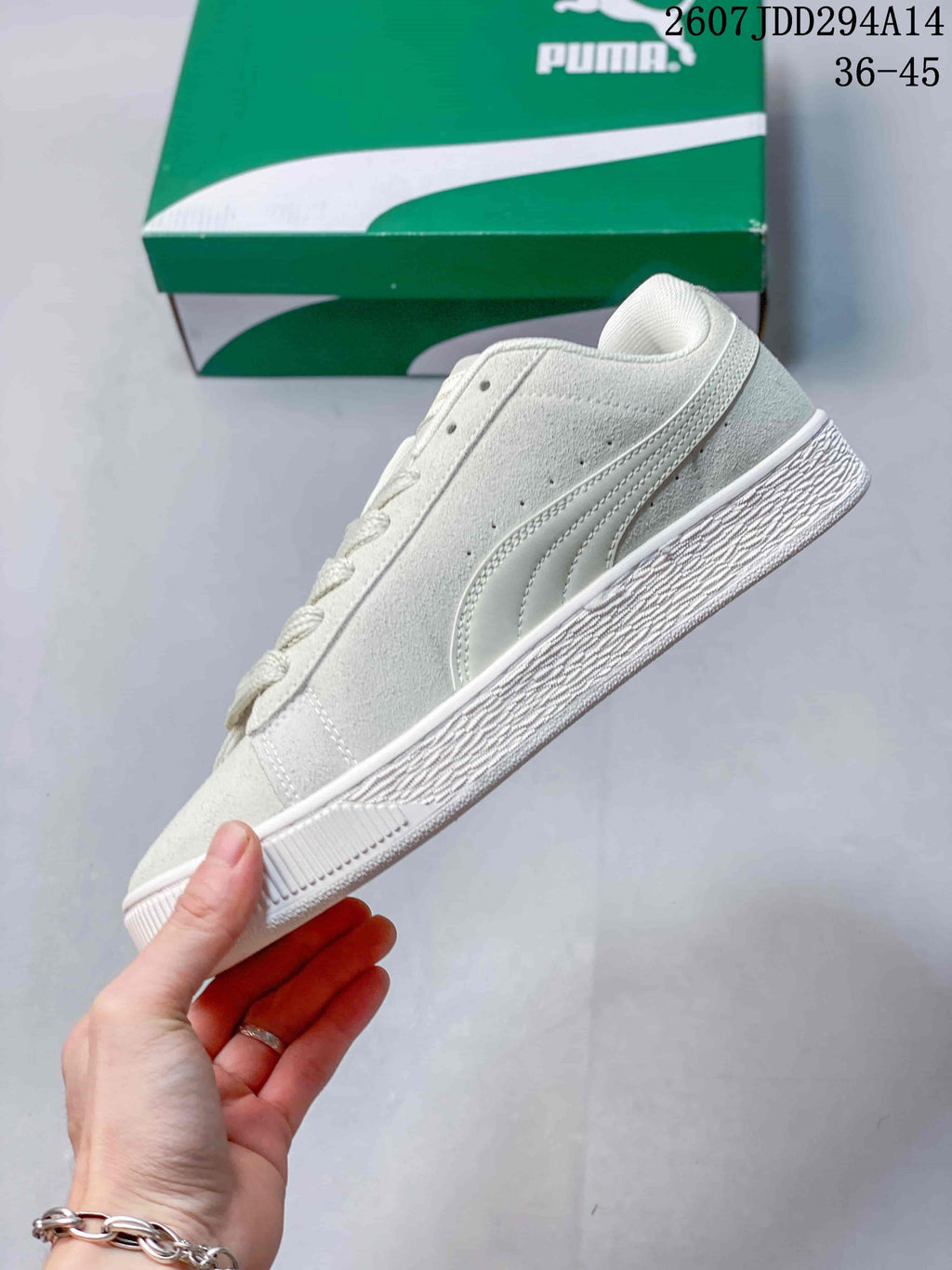 PUMA Suede XL Low-Top Sneakers White 2607JDD294A14