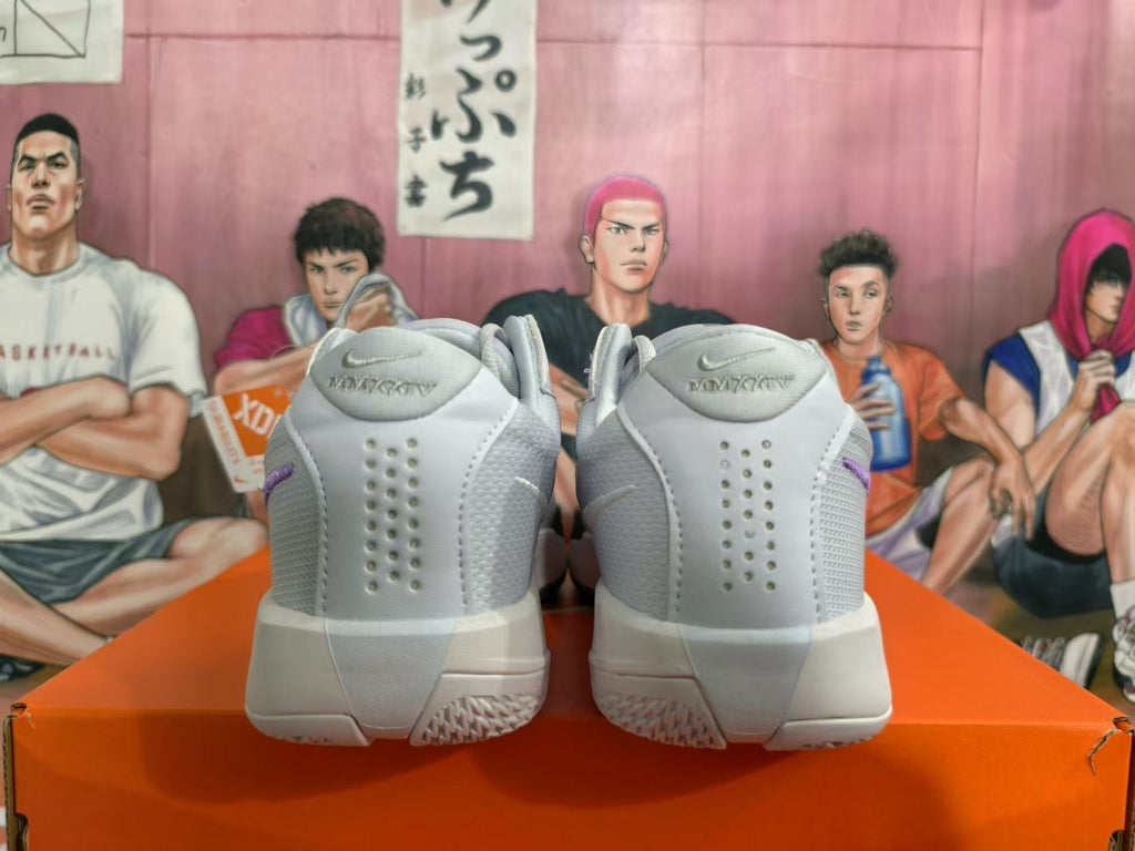 Nike Giannis Immortality Basketball Shoes in Gray and Purple