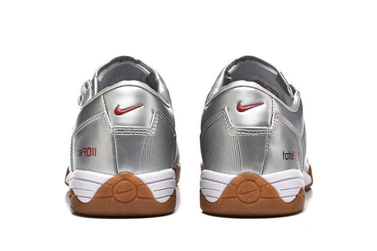 Nike Total 90 Silver Red Indoor Soccer Shoes