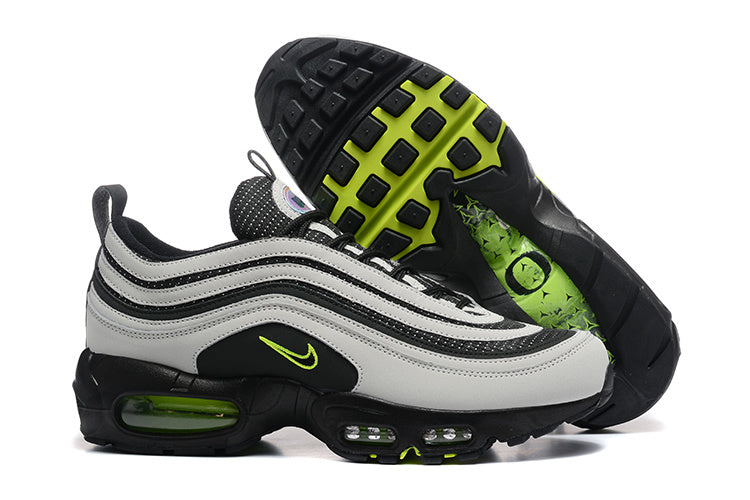 Nike Air Max 97 Sneakers in Grey, Black and Volt