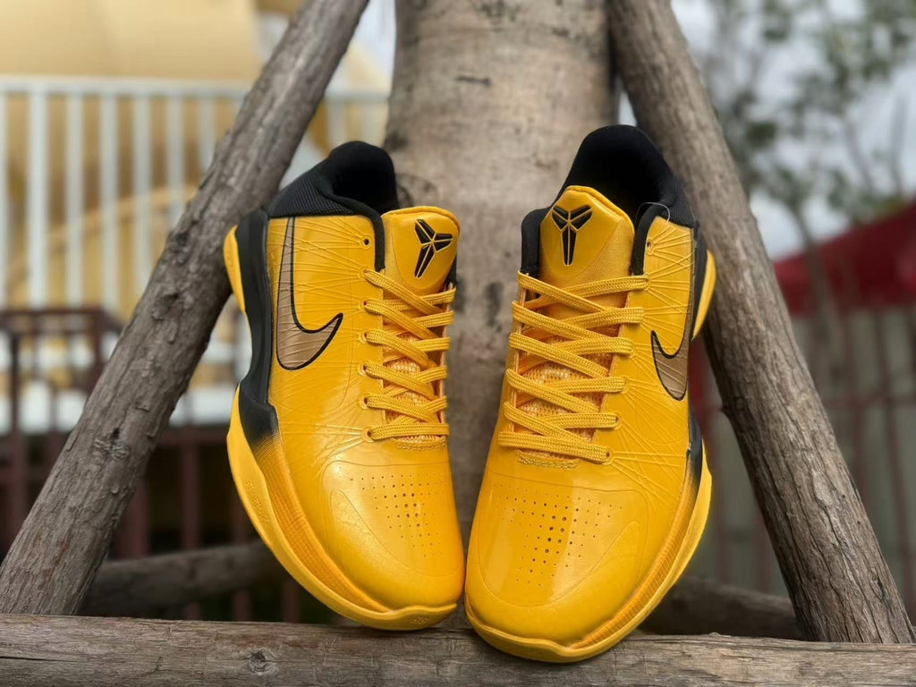Nike Kobe 5 Basketball Shoes in Yellow and Black