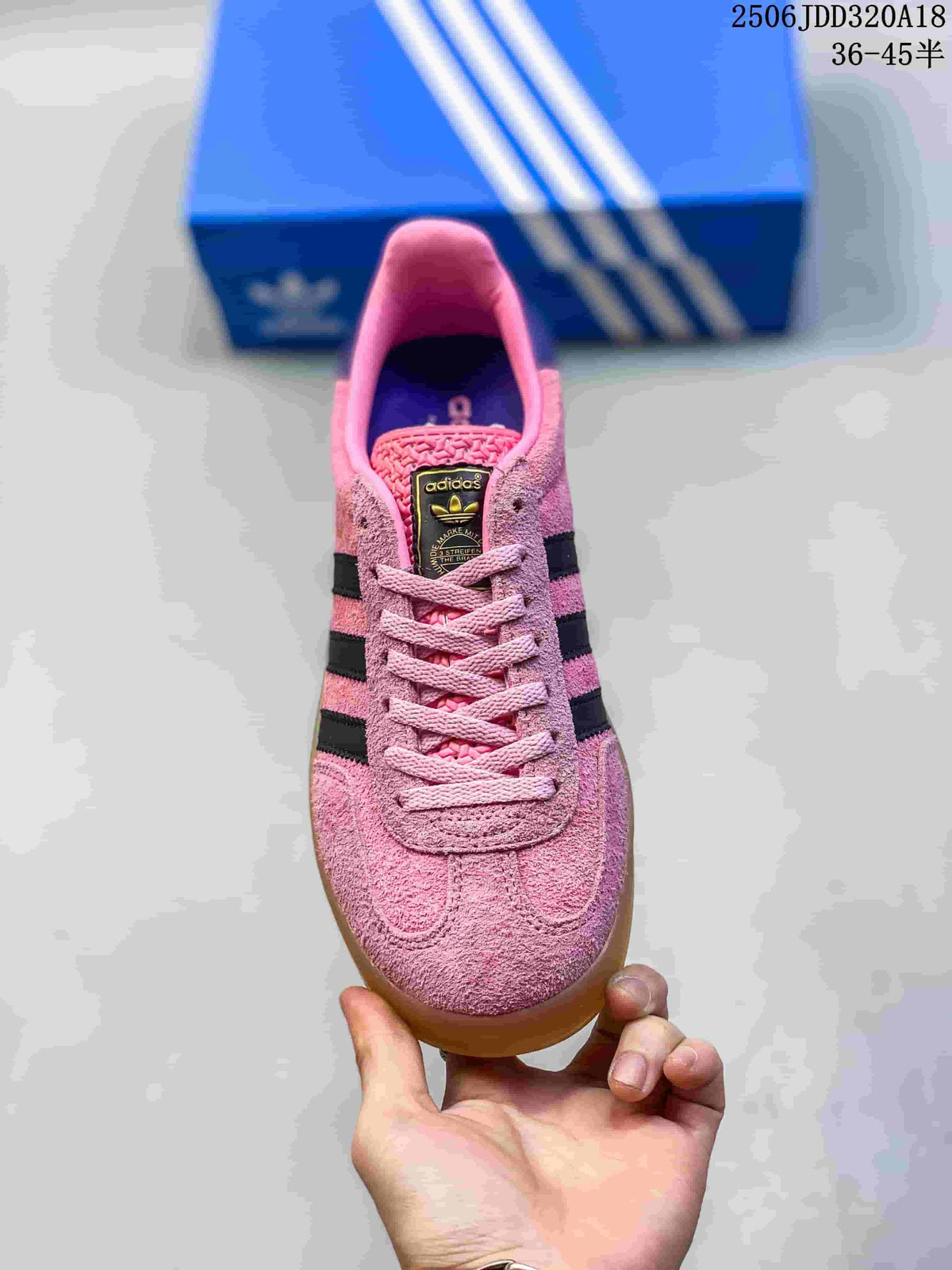 Adidas Gazelle Pink Suede Sneakers 2506JDD320A18