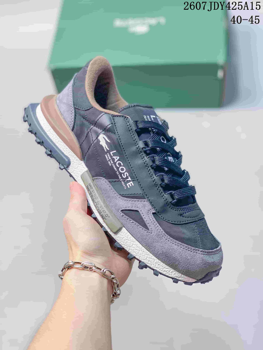 Lacoste Men’s Gray Casual Sneakers 2607JDY425A15