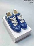 Maison Margiela S57WS0236 Blue Calfskin Sneakers