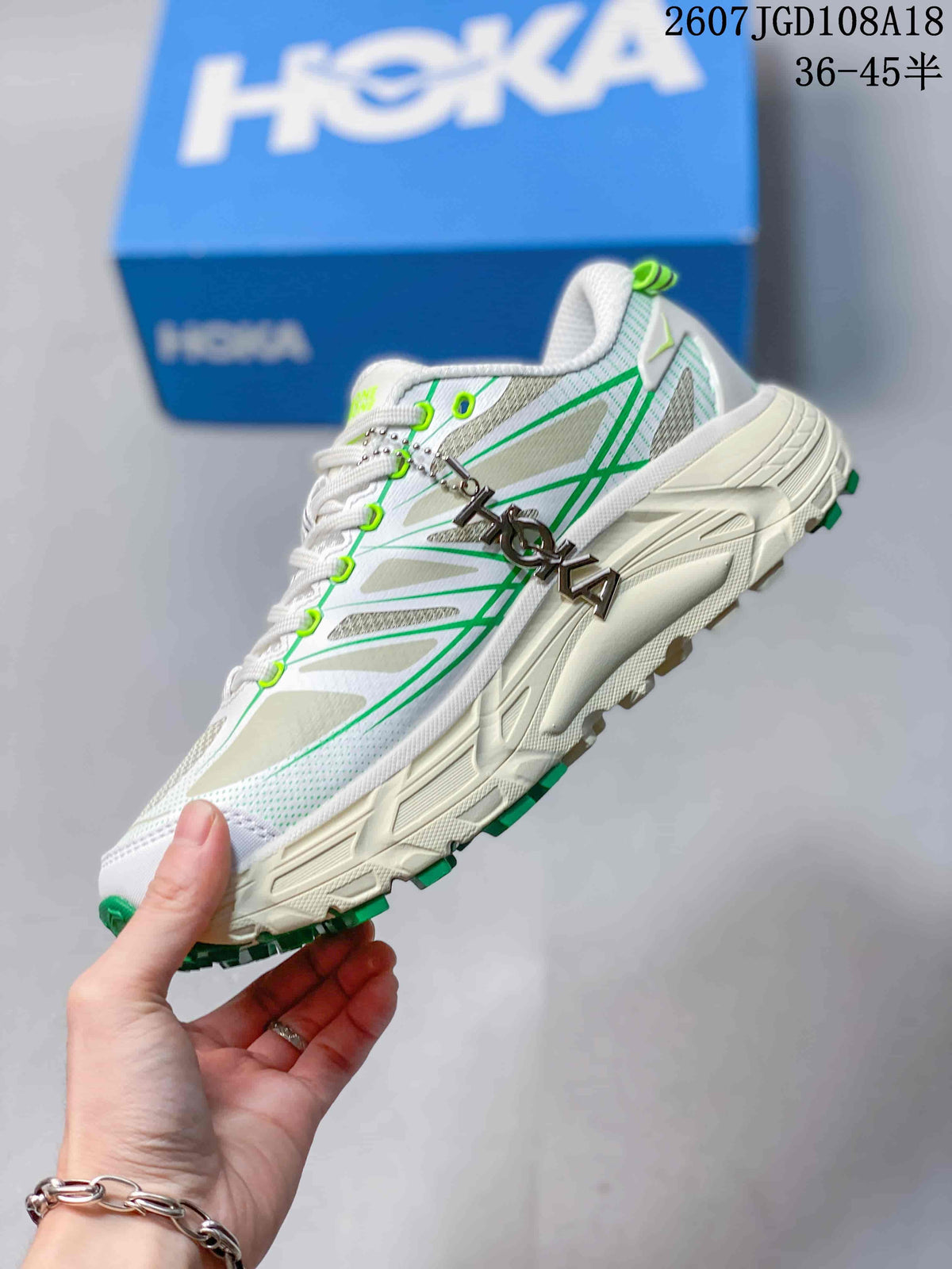 HOKA MAFATE SPEED 2 Sneakers White Green 2607TGD108A18
