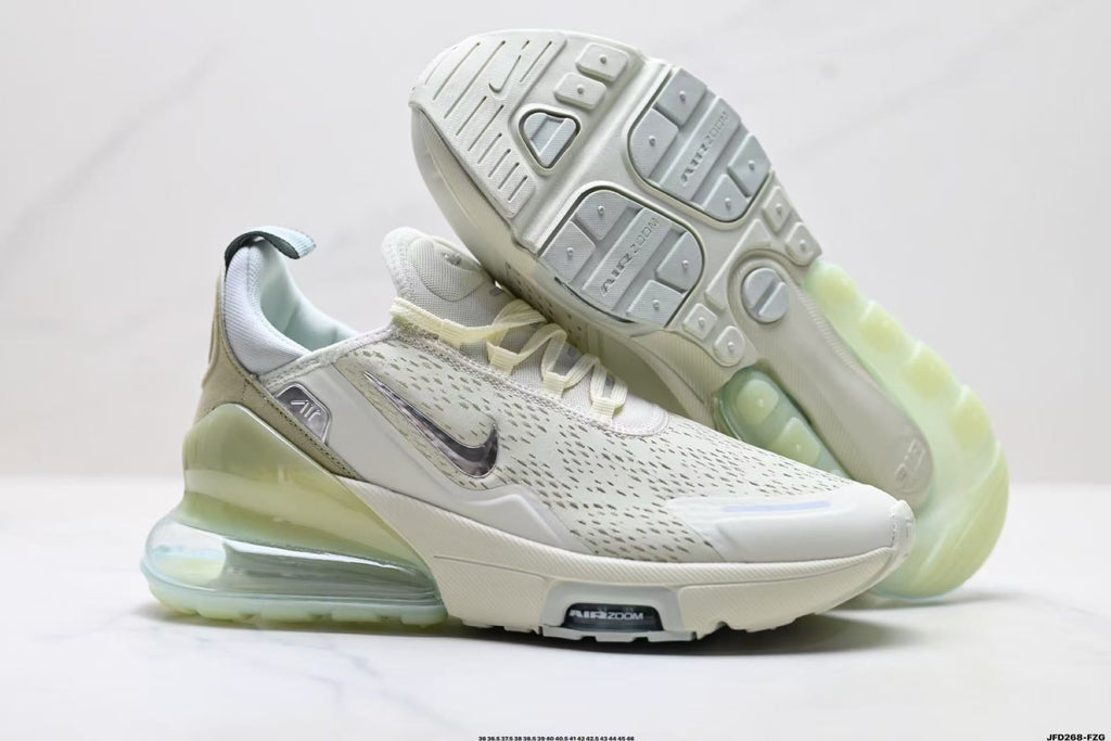 Nike Air Max 270 Sneakers in Ivory and Pale Green IO9884-001