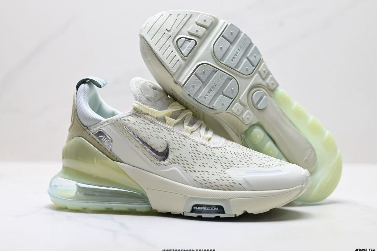 Nike Air Max 270 Sneakers in Ivory and Pale Green IO9884-001