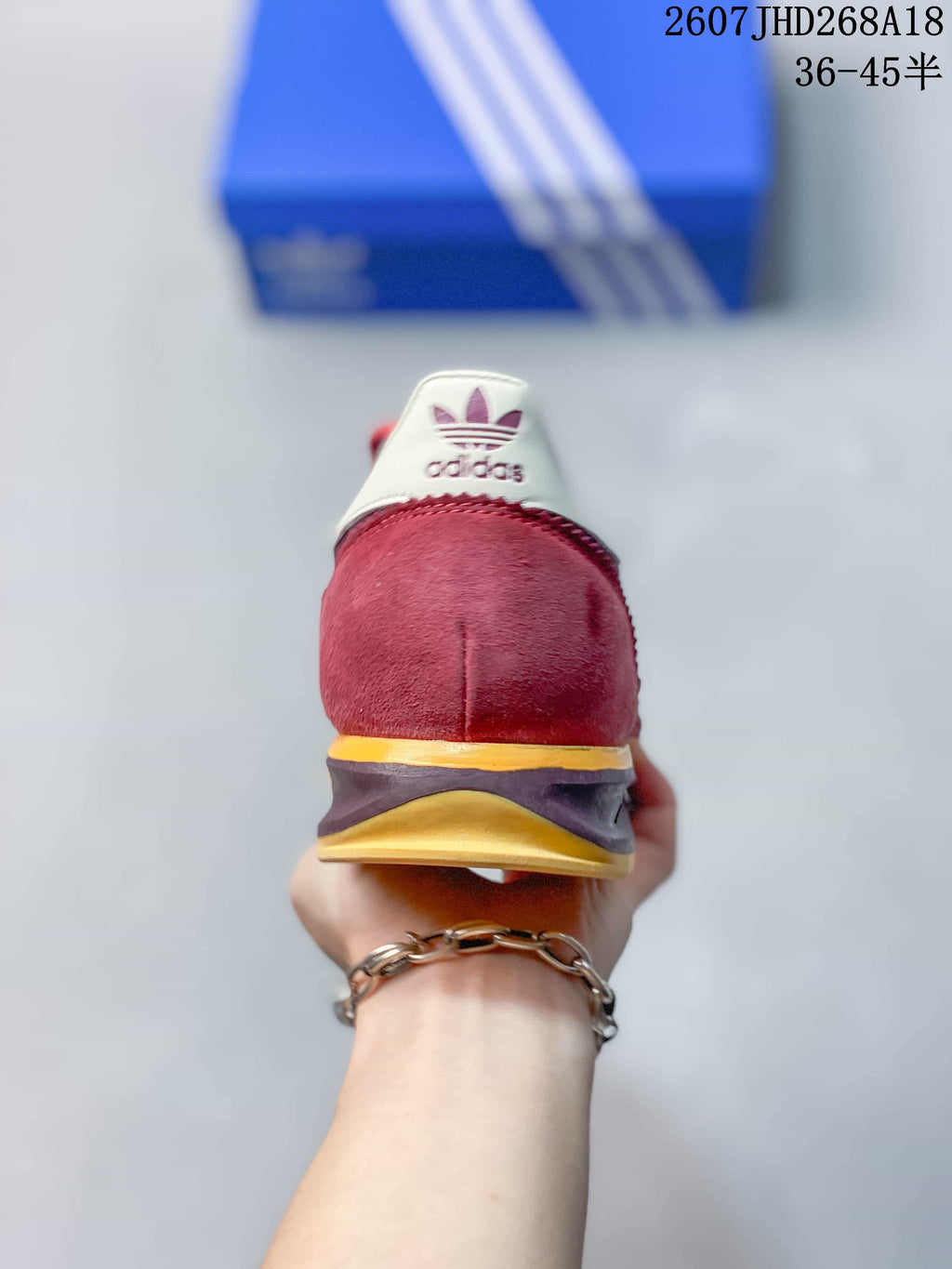 adidas Originals SL 72 Bob Marley Sneakers Burgundy