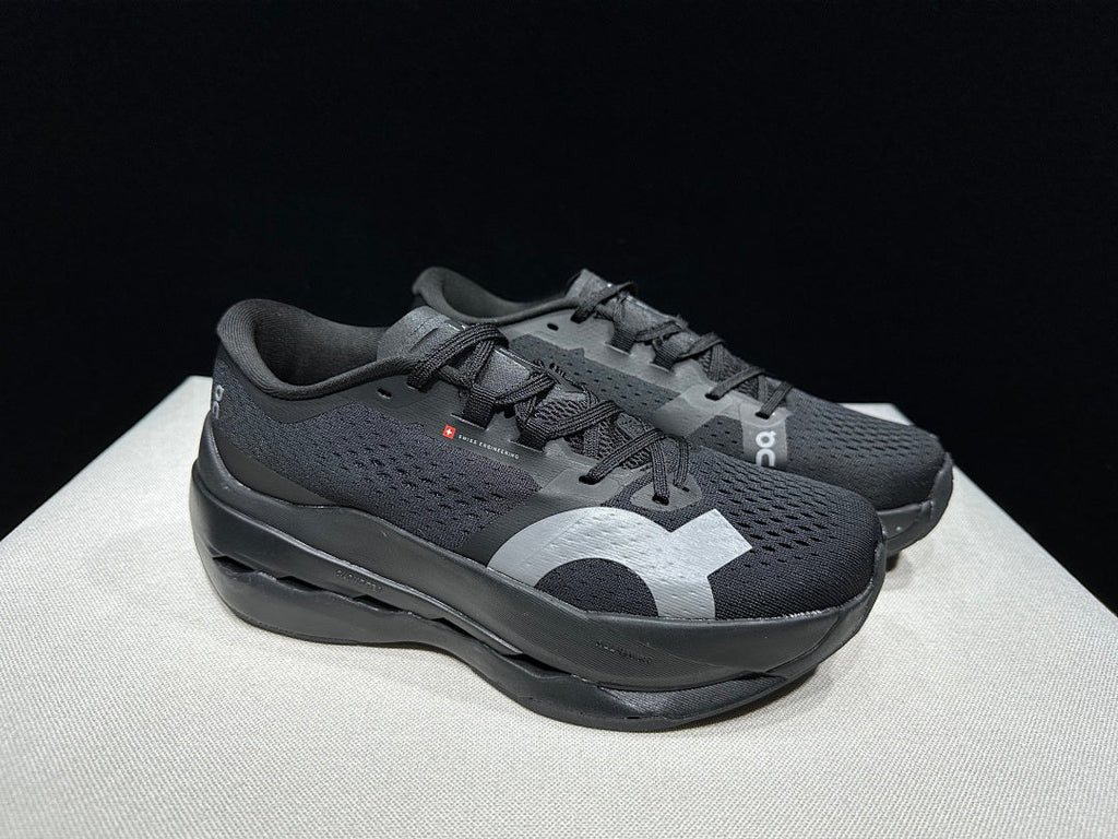 On Cloudboom Max Running Shoes, Black