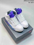 Jordan Air Jordan 5 Retro High White Purple Sneakers