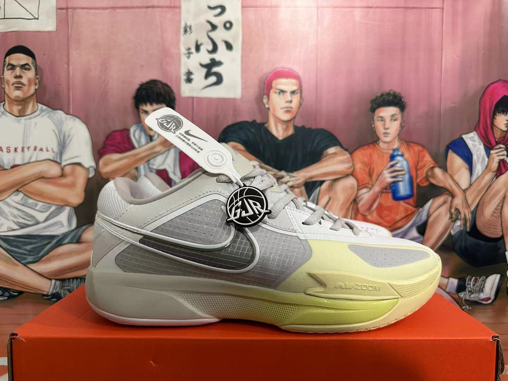 Nike G.T. Cut 3 Basketball Shoes in Gray and Pale Yellow