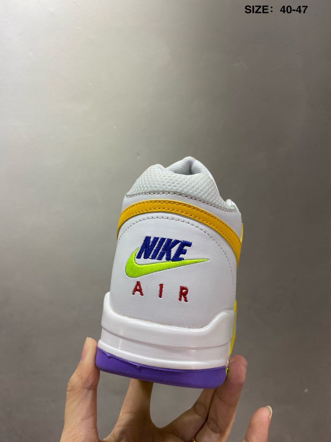 Nike Air Jordan 4 White Multicolor Sneakers