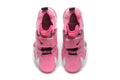Nike Pink Strap Sneakers with Hook-and-Loop Closures