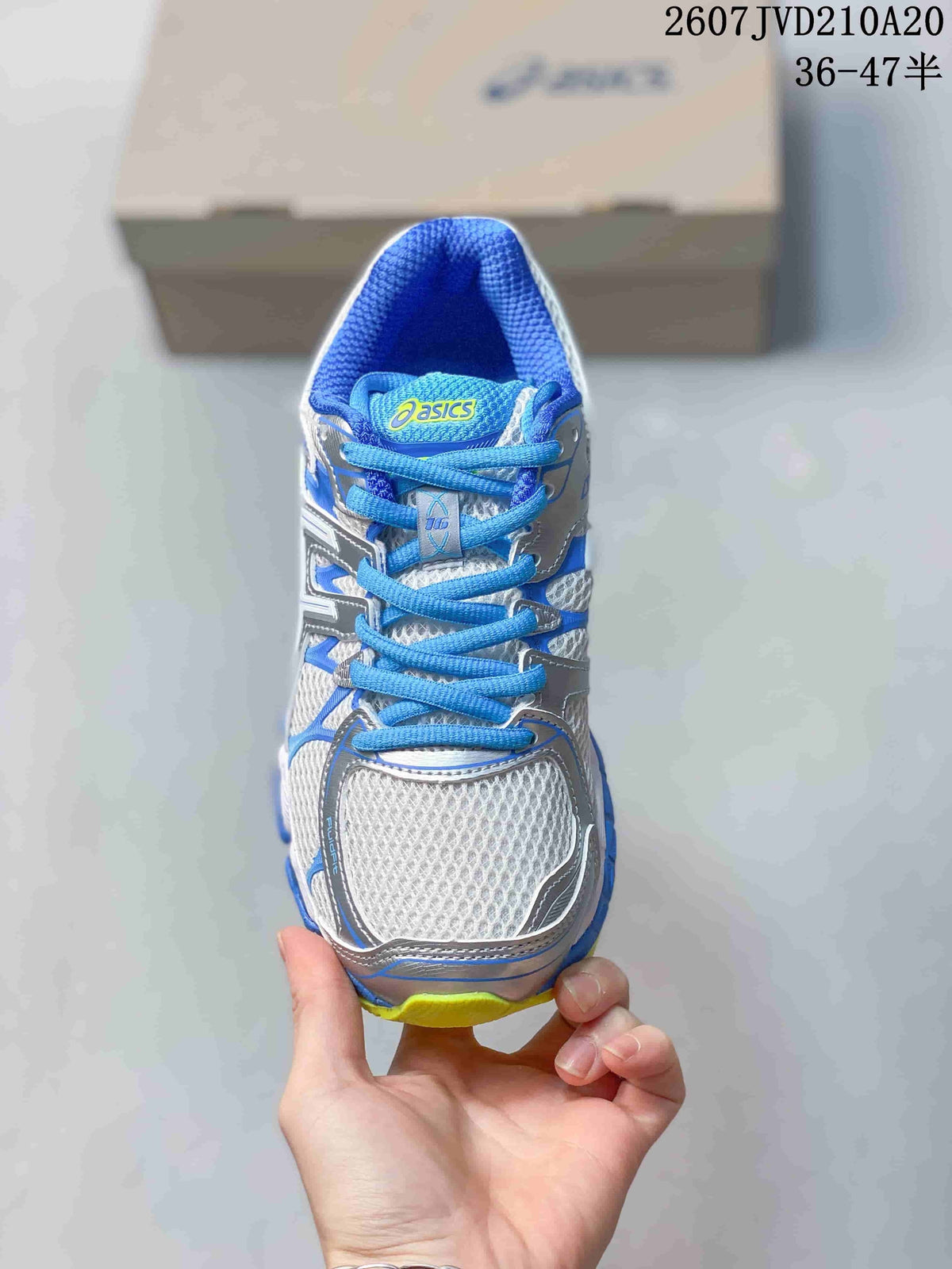 ASICS Gel-Nimbus 16 Running Sneakers White Blue 2607JVD210A20