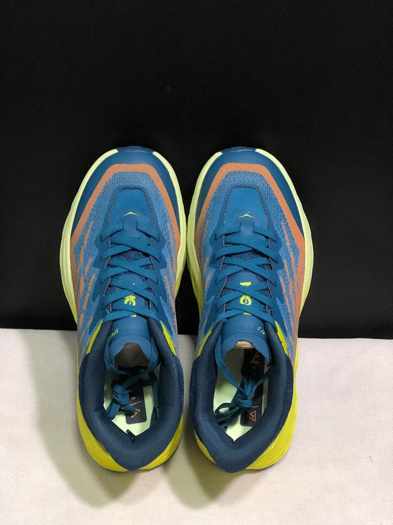 HOKA Speedgoat 6 Trail Running Shoes Blue Yellow