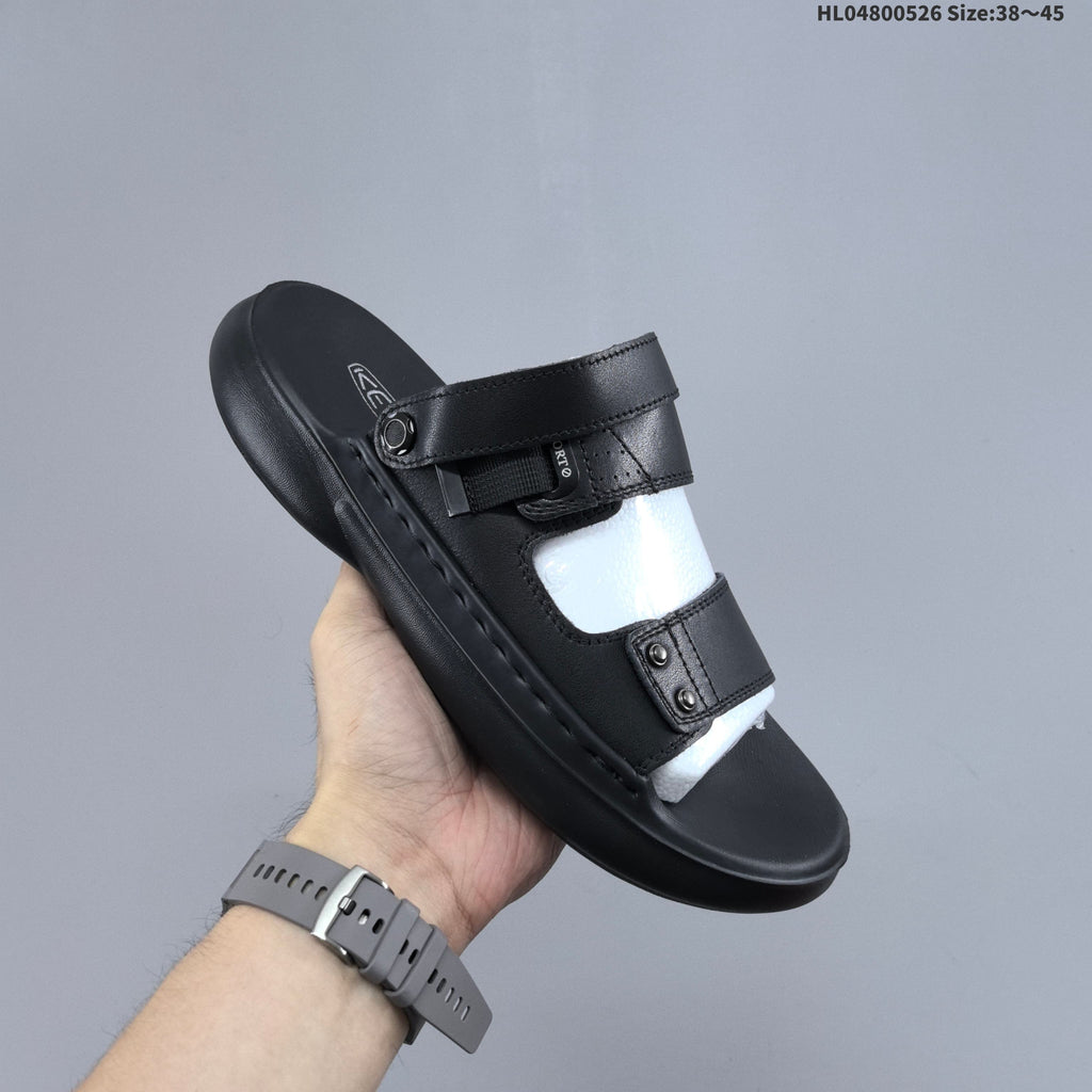 KEEN UNEEK Slide Sandals in Black or Brown