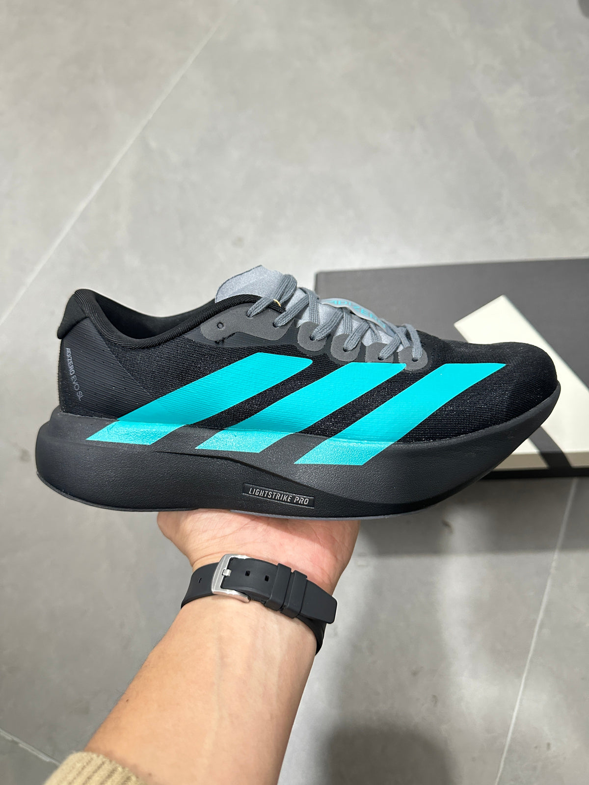 adidas Adizero Lightstrike Pro Running Shoes Black Cyan