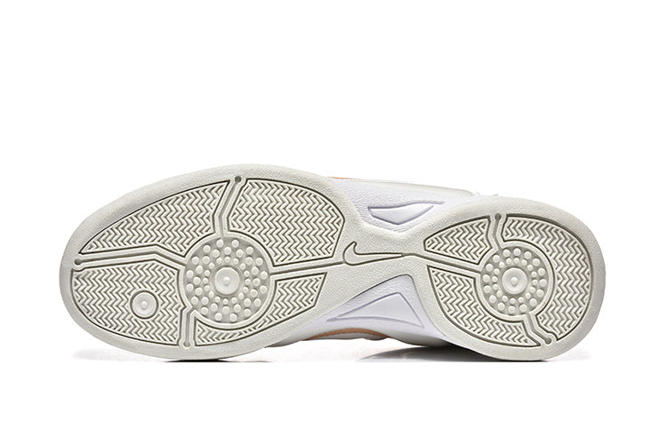 Nike Tiempo 90 White and Pale Yellow Sneakers