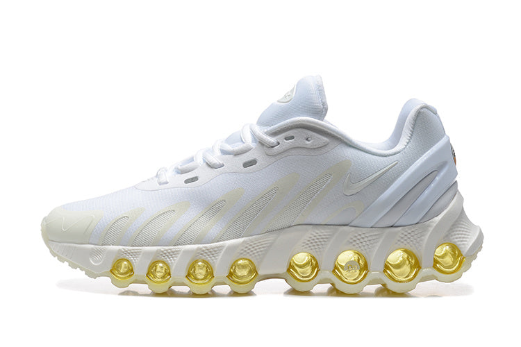 Nike Air Max White and Yellow Sneakers