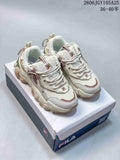 FILA Fusion Chunky Sneakers in Cream and Mauve